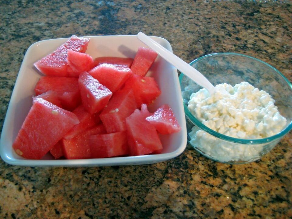 Watermelon diet menu for 3 days