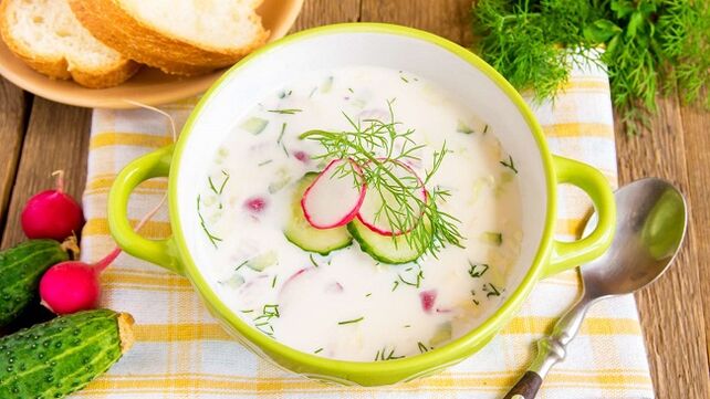 how to cook okroshka on the Dukan diet
