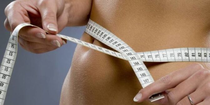 Waist circumference when losing weight
