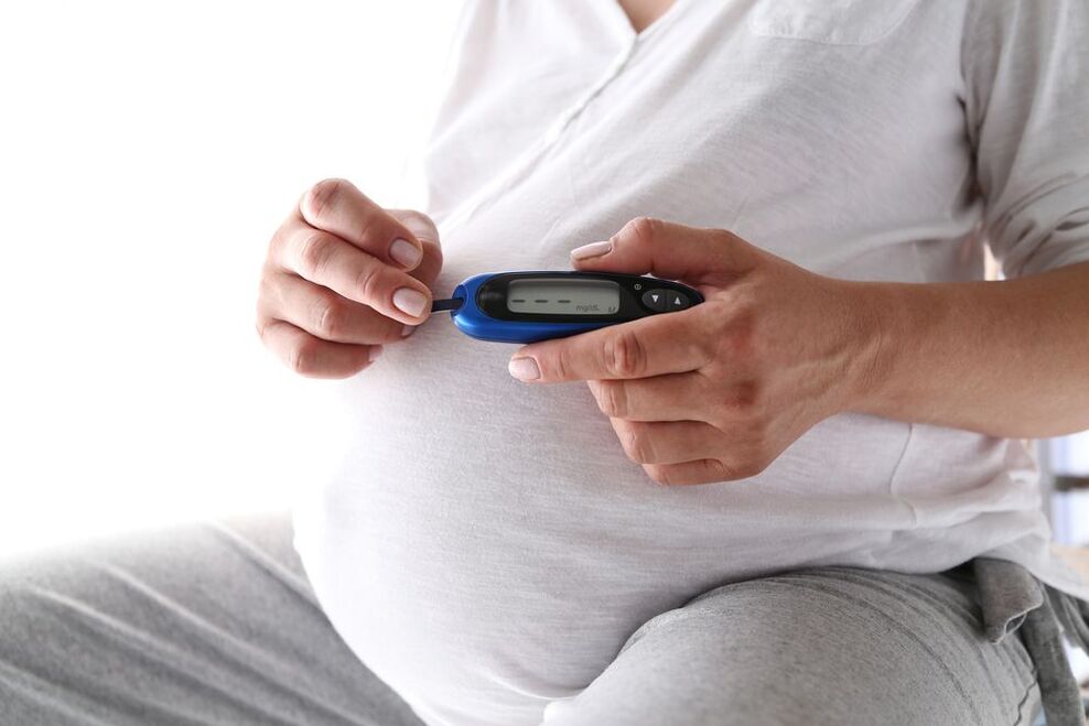 Blood glucose testing in gestational diabetes